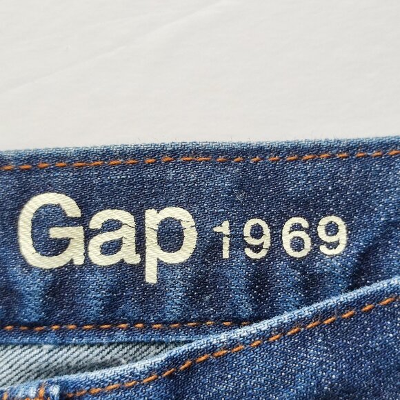 GAP jeans authentic slim denim blue men's size 30x32 - Picture 6 of 11